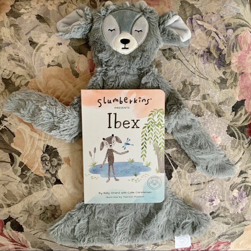 Slumberkins Ibex and book